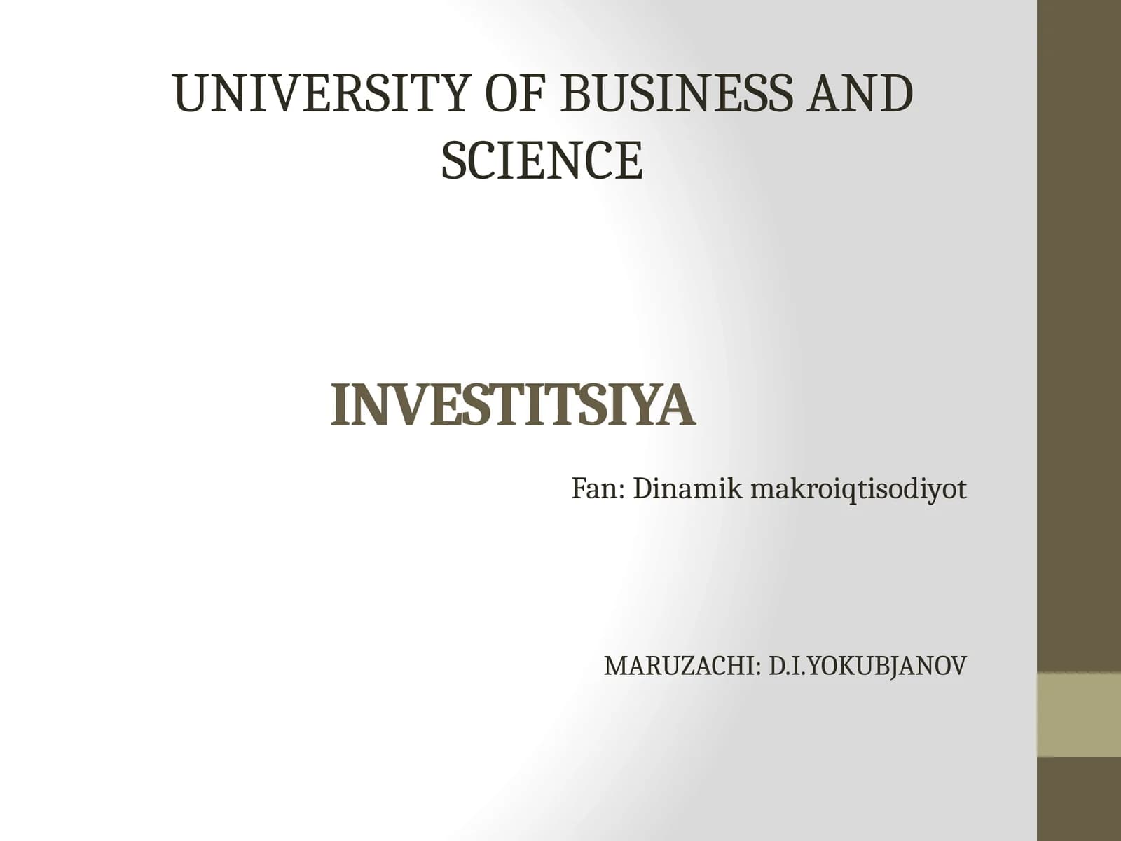 INVESTITSIYA