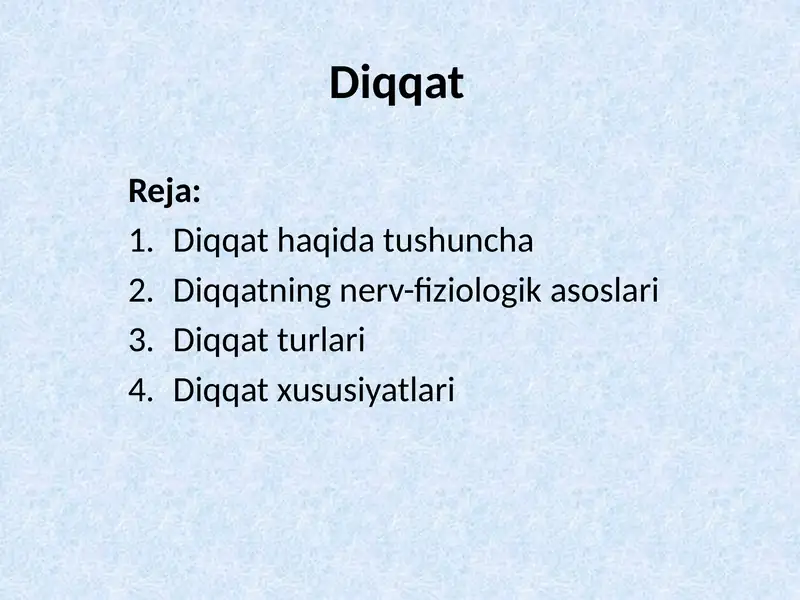 Diqqat