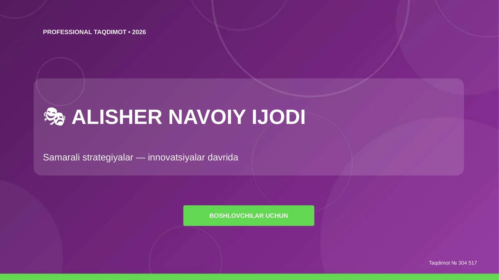 ALISHER NAVOIY IJODI