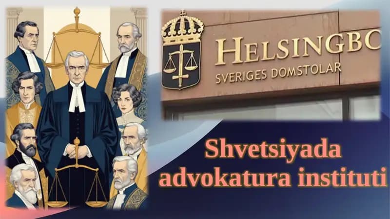 Shvetsiyada advokatura instituti