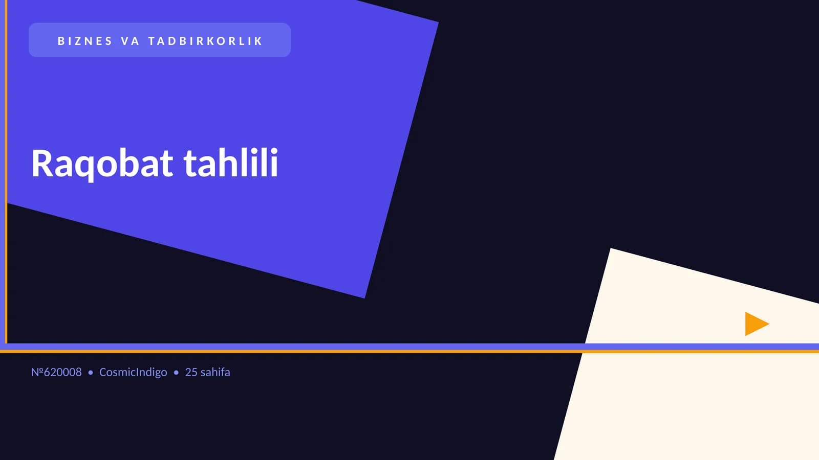 Raqobat tahlili