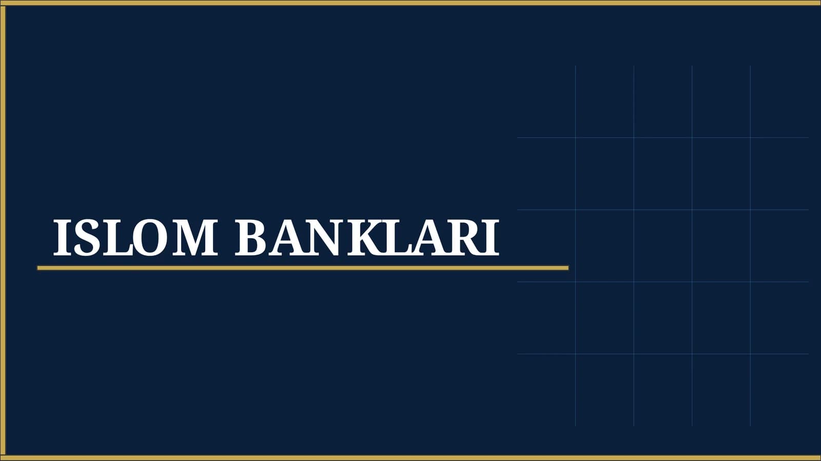 Islom banklari