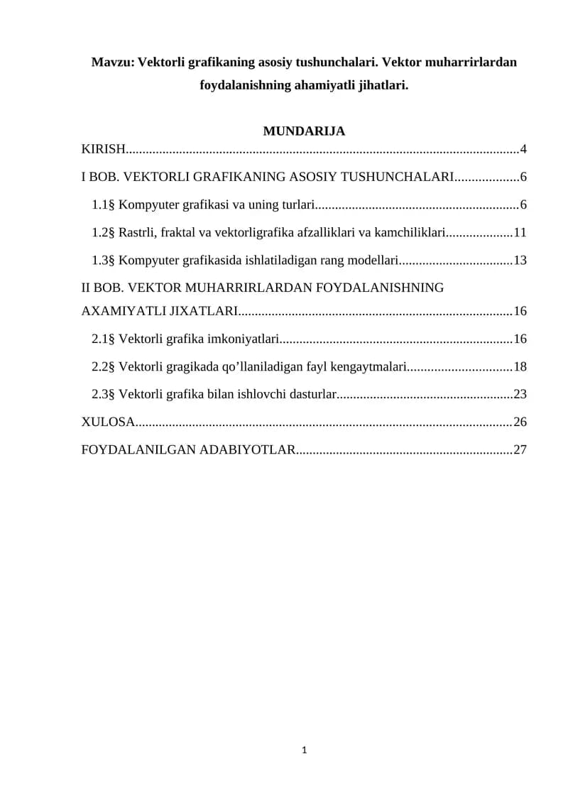 Vektorli grafika