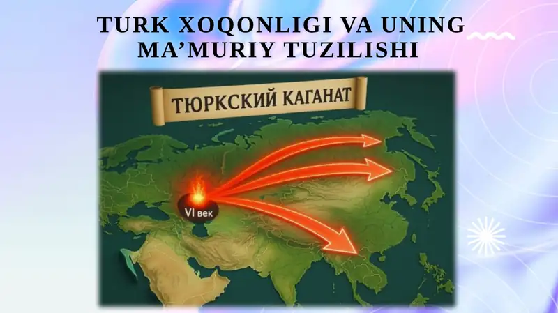 Turk xoqonligi va uning ma’muriy tuzilishi