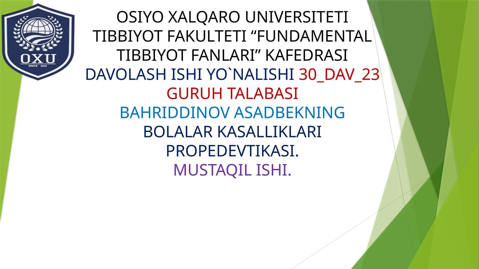 Yo’talga qarshi dori vositalari (Antitussivlar)