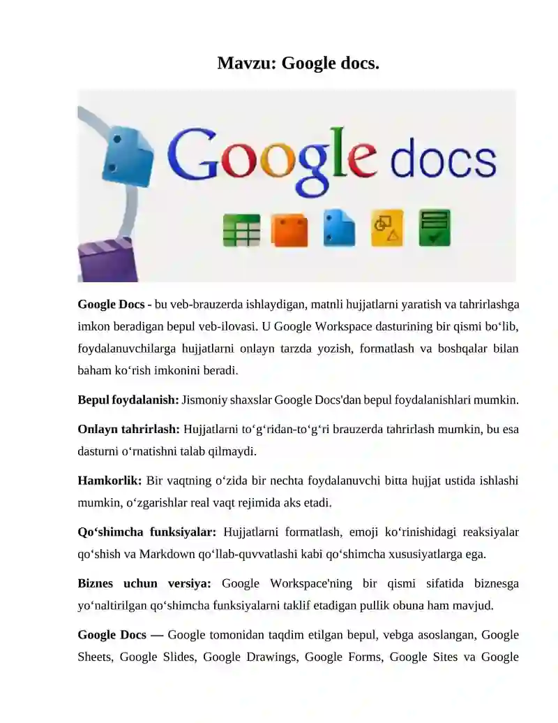 Google Docs