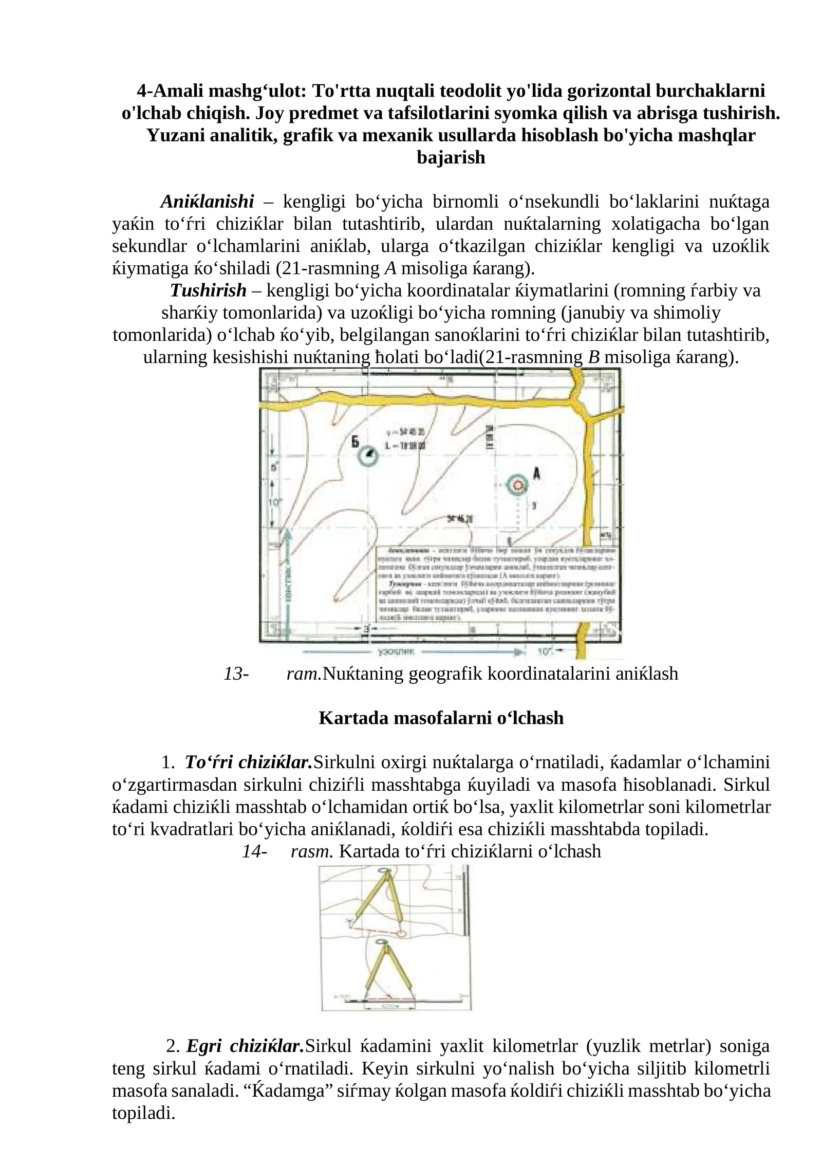 Amaliy mashg‘ulot (Amaliy ishlar/Tarix)