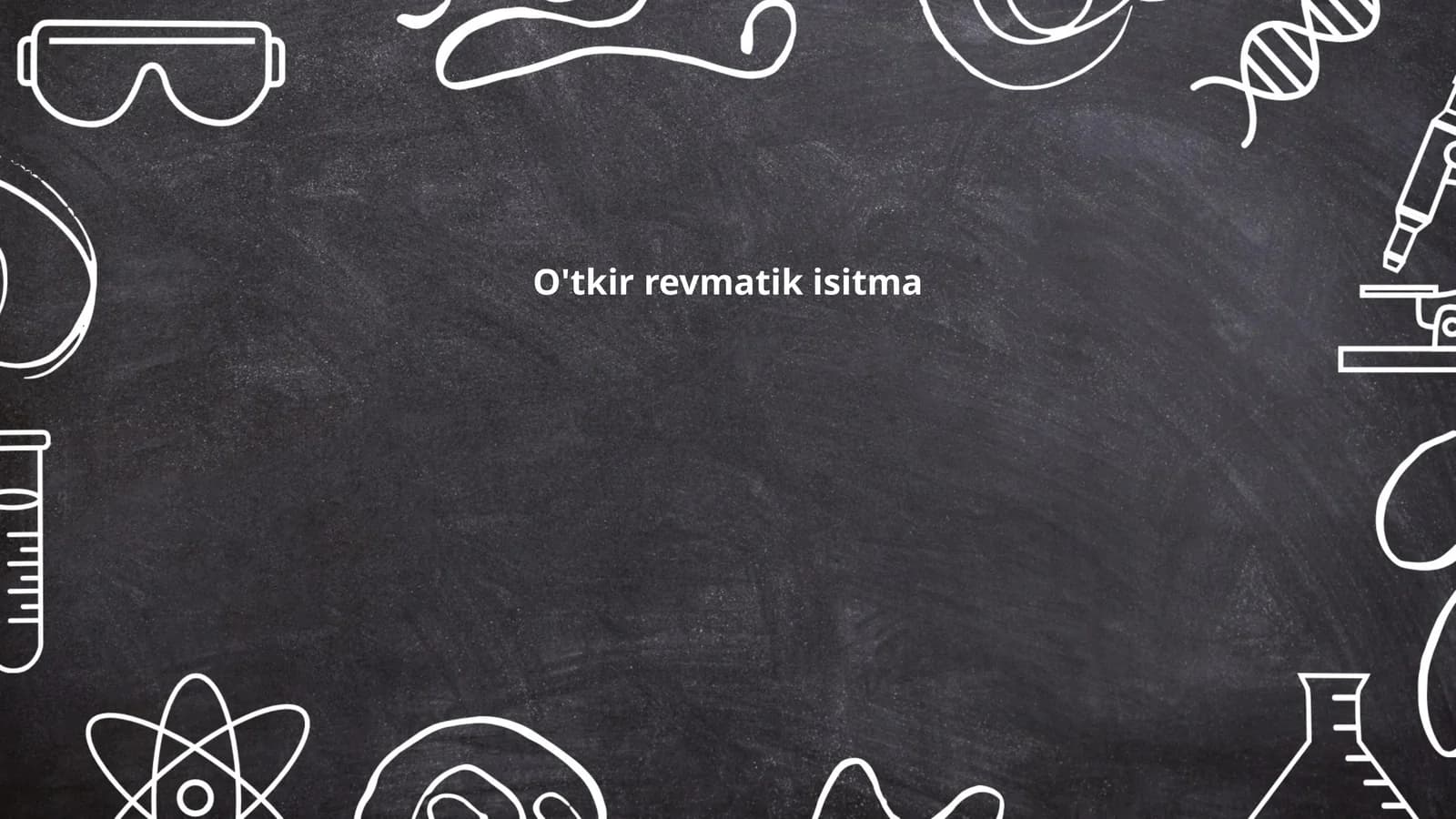 O'tkir revmatik isitma