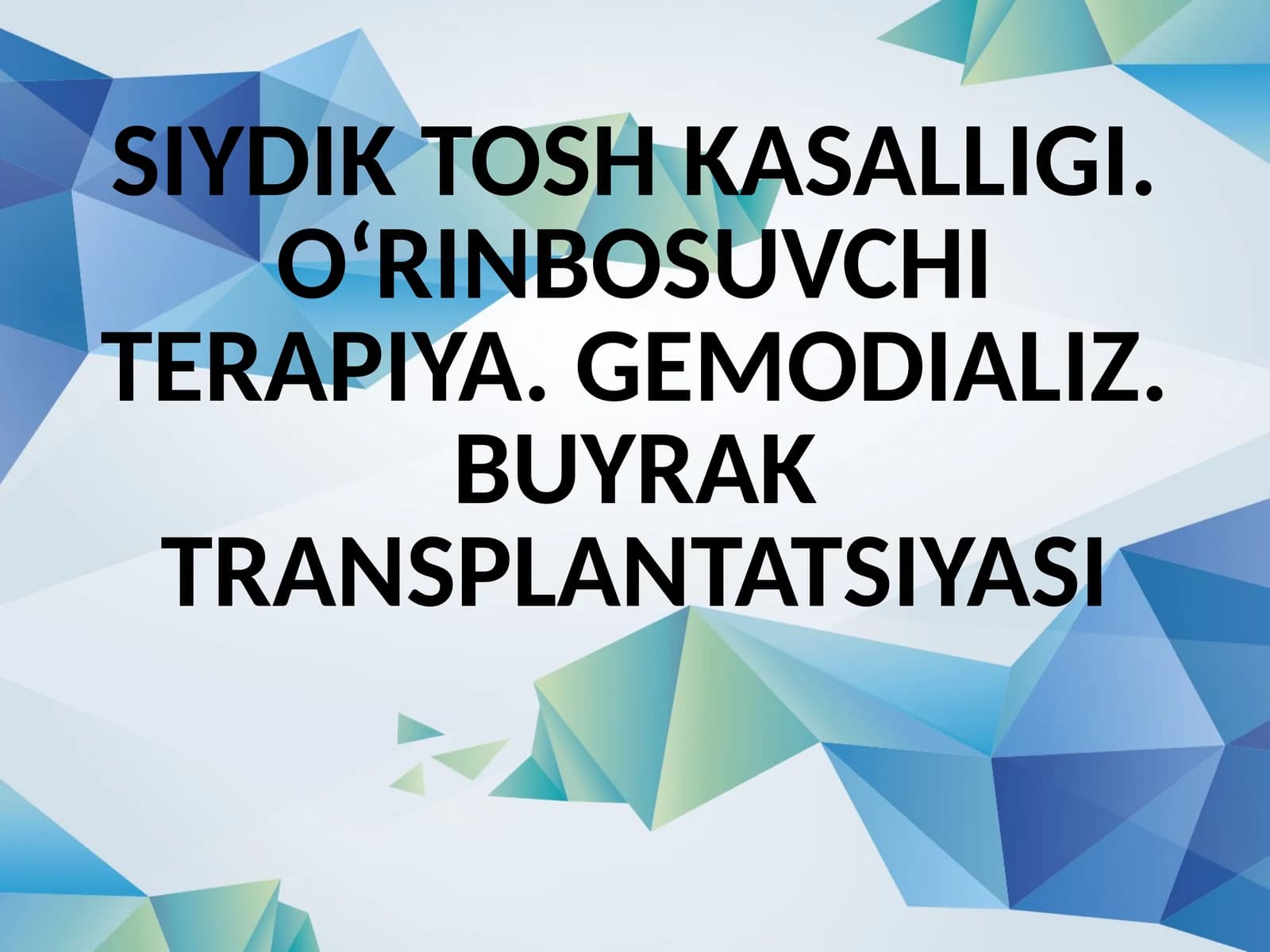 Siydik-tosh kasalligi