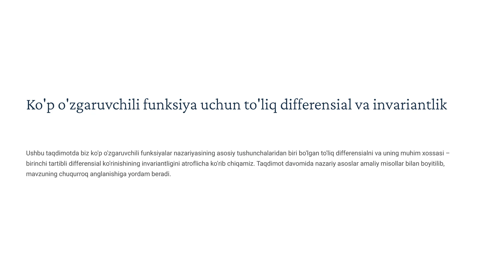 Product slide 1