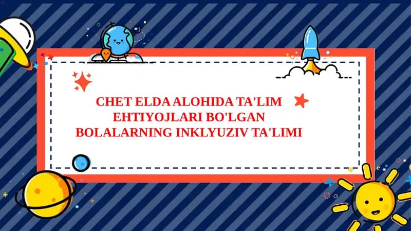 Inklyuziv ta'limning mintaqaviy modellari