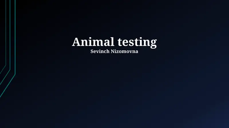 Animal Testing