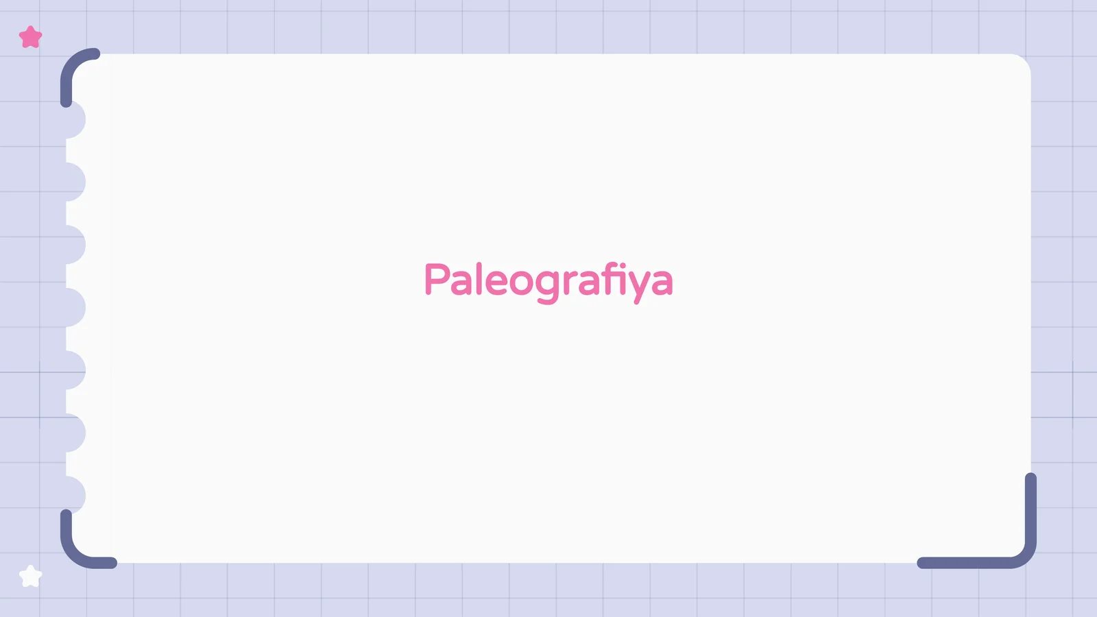 Paleografiya