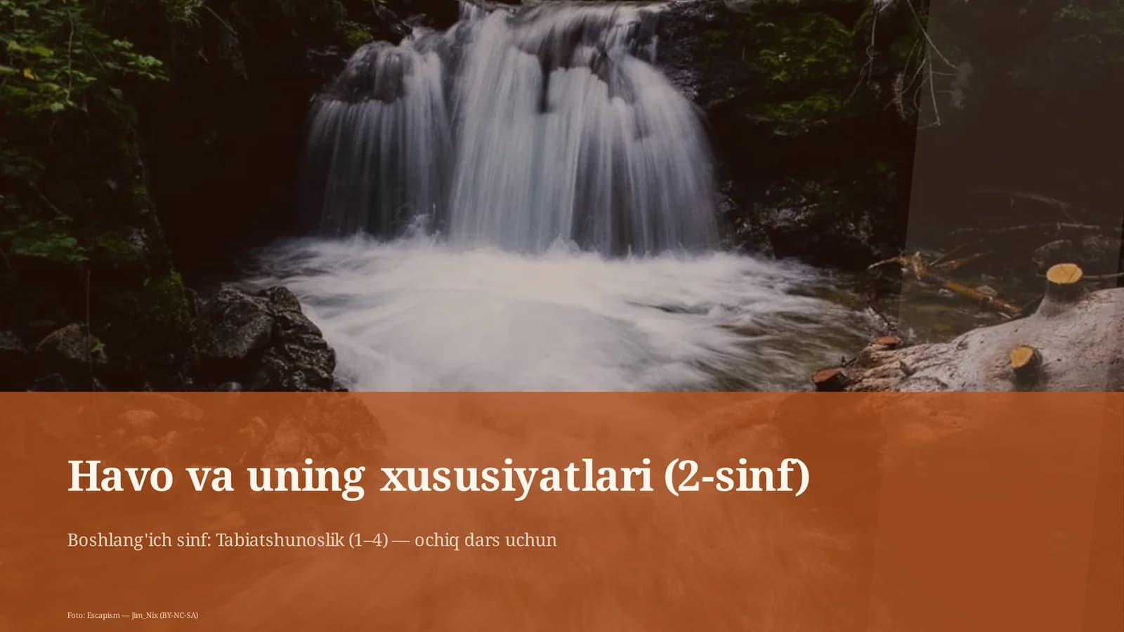 Havo va uning xususiyatlari (2-sinf)