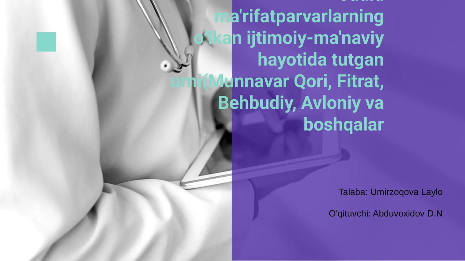 Jadid Ma'rifatparvarlarning Tarixi va Dolzarb Vazifalari