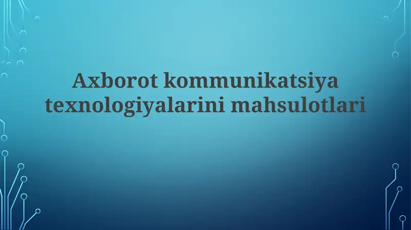 Product slide 1