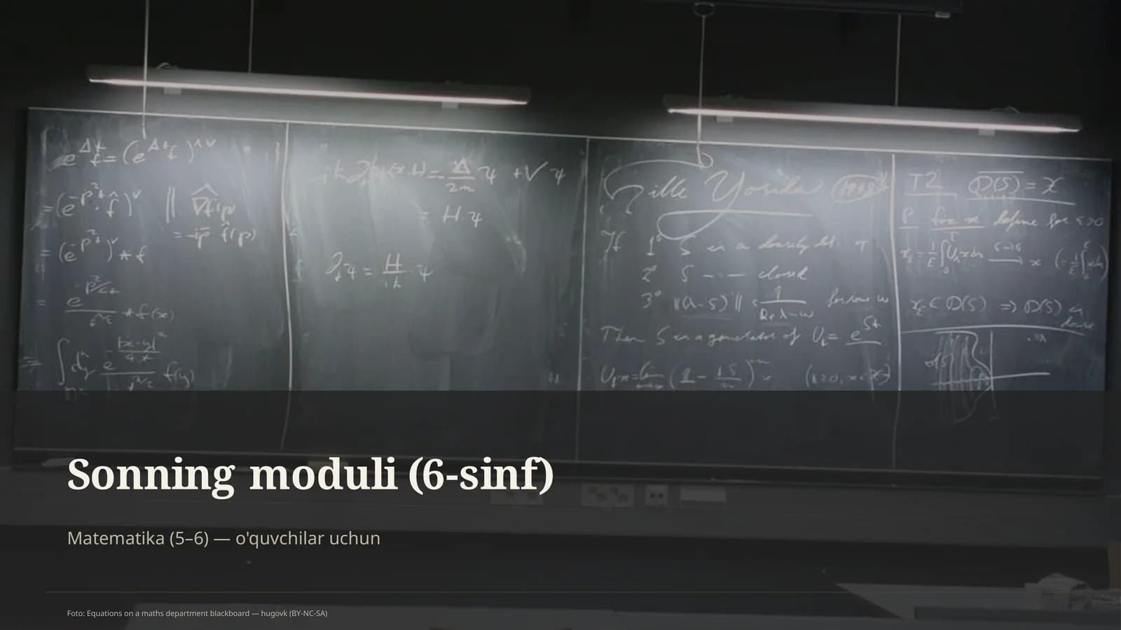 Sonning moduli (6-sinf)