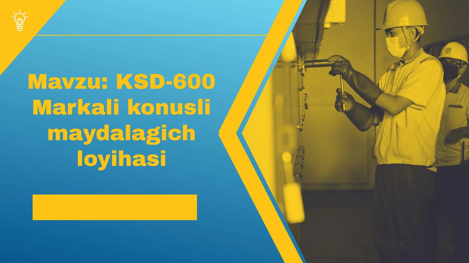 KSD-600 Markalik onusli maydalag'ich loyihasi