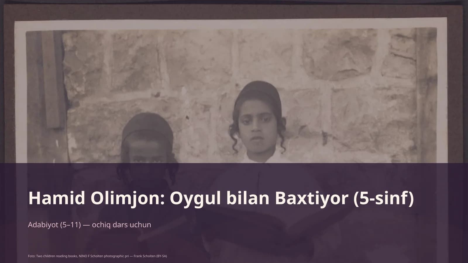 Adabiyot (5–