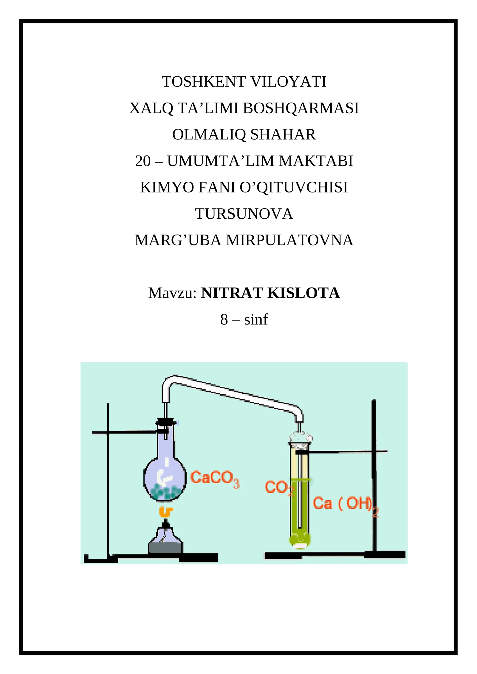 Nitrat kislota