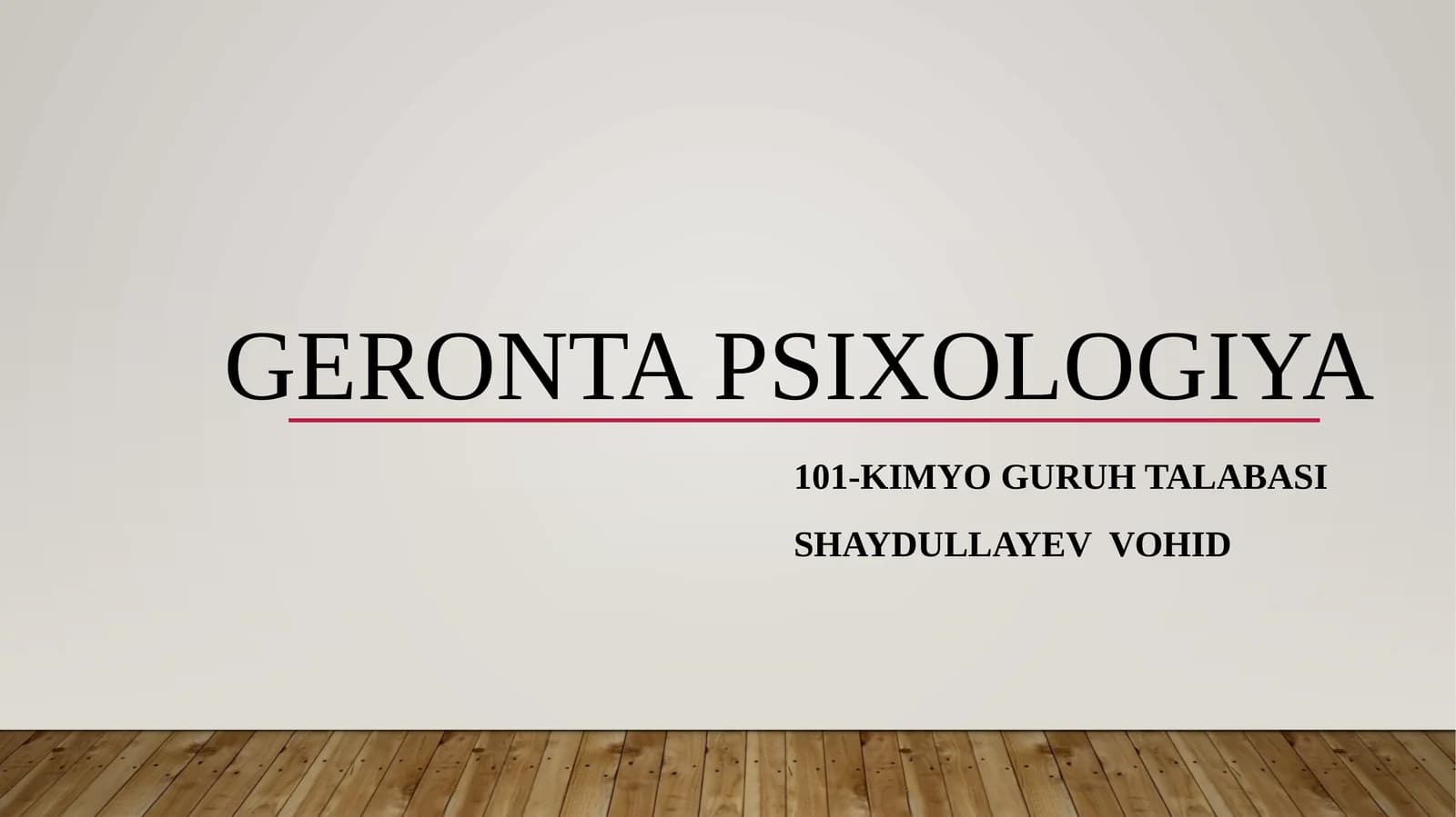 Gerontapsixologiya