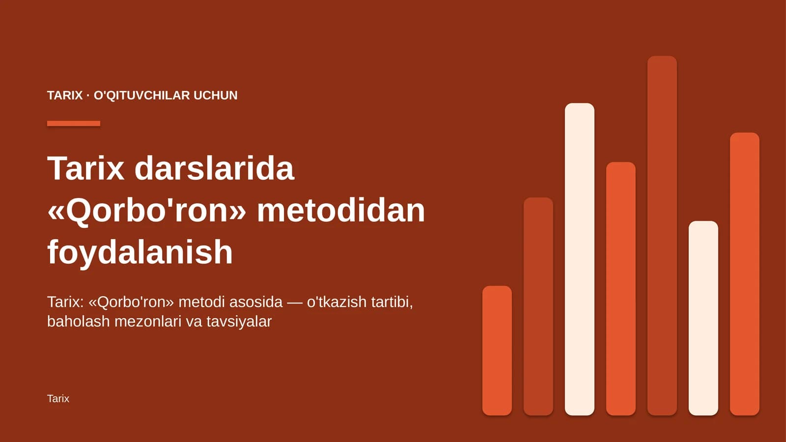 tarix darslarida qorbo'ron metodidan foydalanish 7259