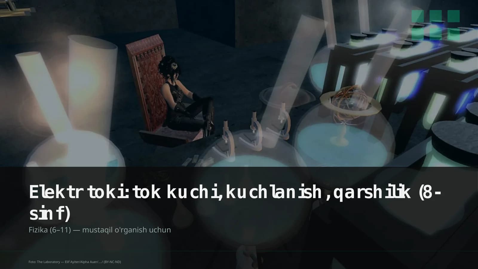 Elektr toki: tok kuchi, kuchlanish, qarshilik (8-sinf)