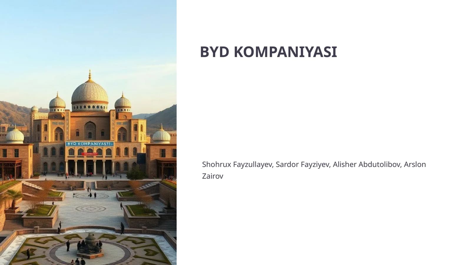 BYD KOMPANIYASI