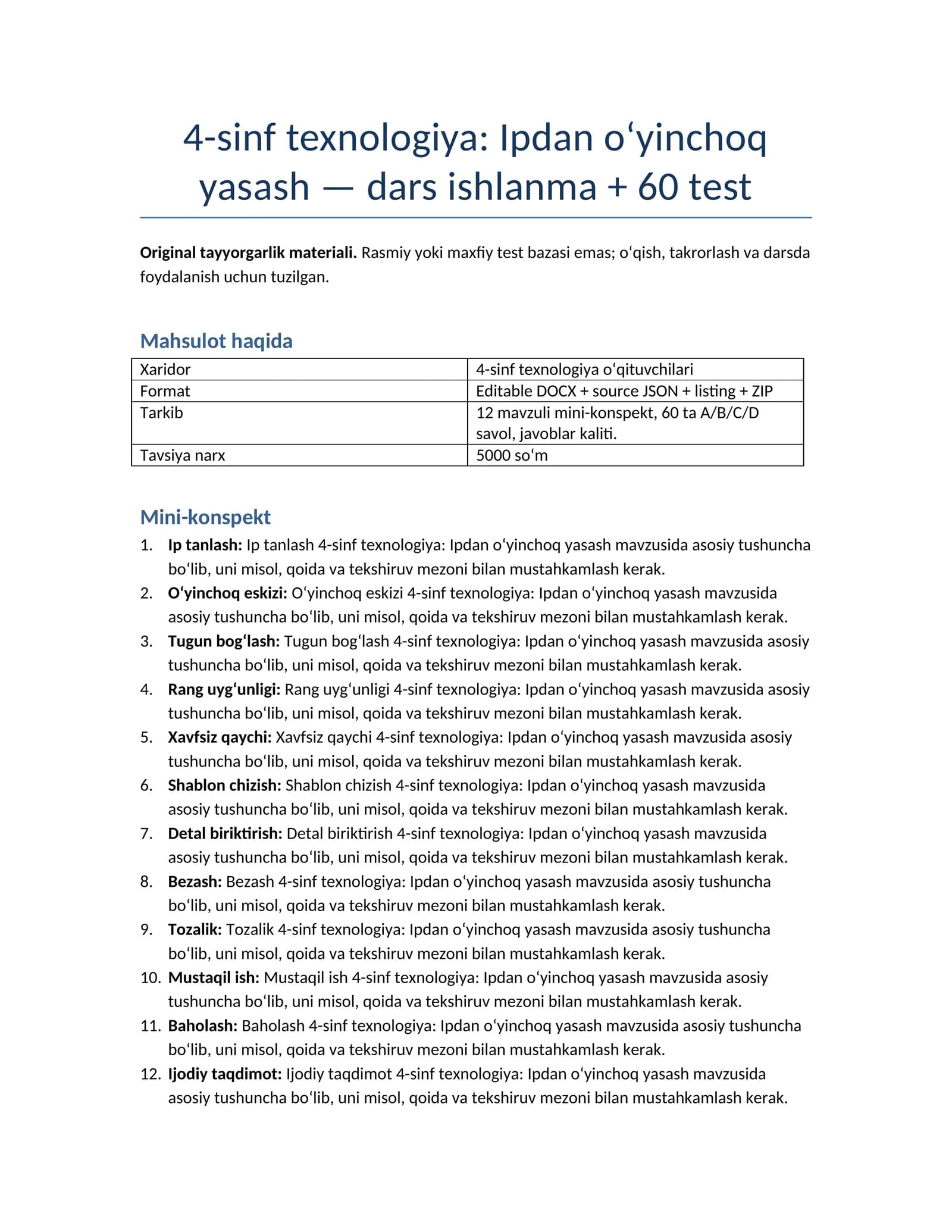 Product slide 1