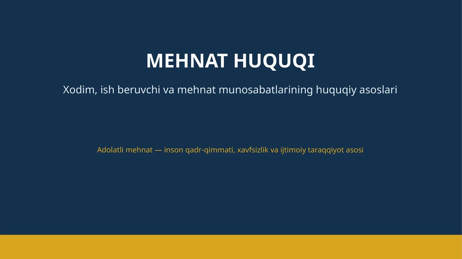 MEHNAT HUQUQI