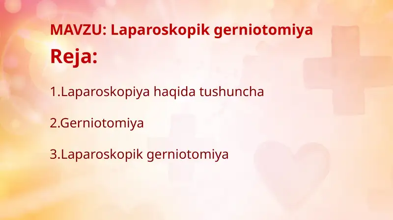Laparoskopik gerniotomiya