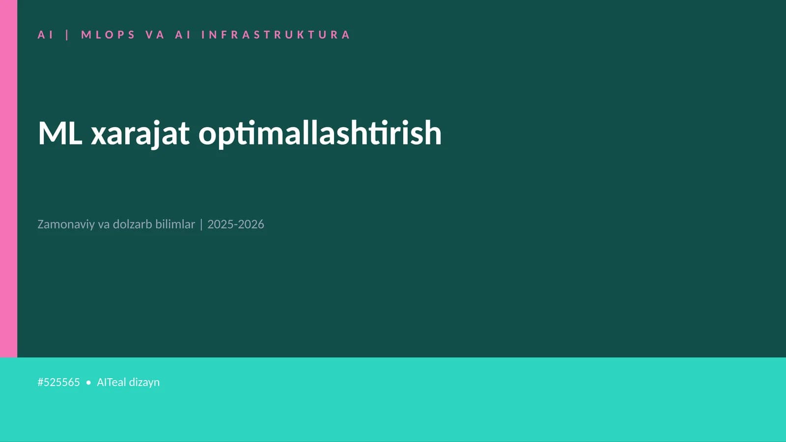 MLOPS VA AI INFRASTRUKTURA