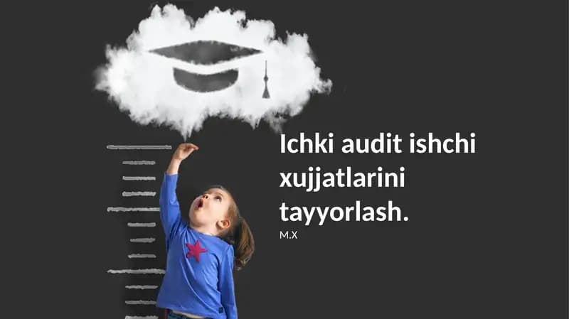 Ichki audit ishchi xujjatlarini tayyorlash