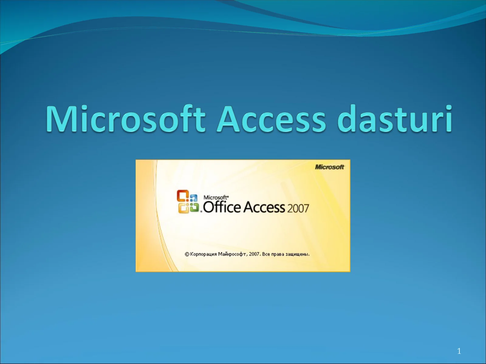 Microsoft Access