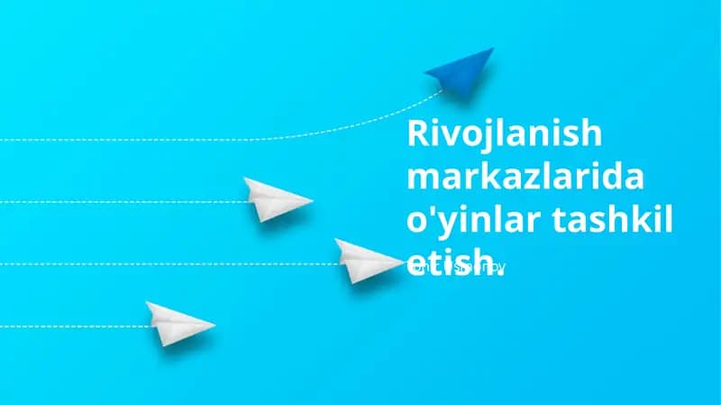 O'yinlar tashkil etish
