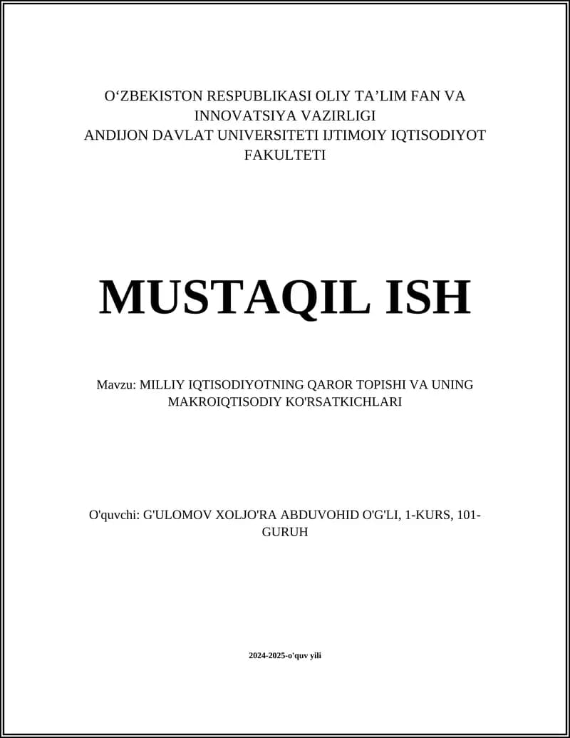 Yalpi ichki mahsulot (YaIM)
