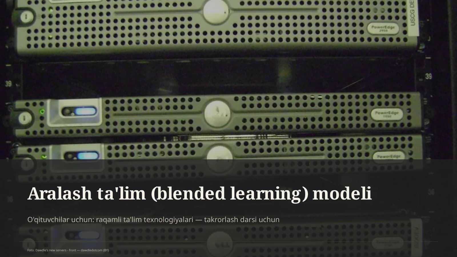 Aralash ta'lim (blended learning) modeli