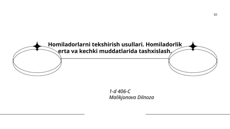 Homiladorlarni tekshirish usullari