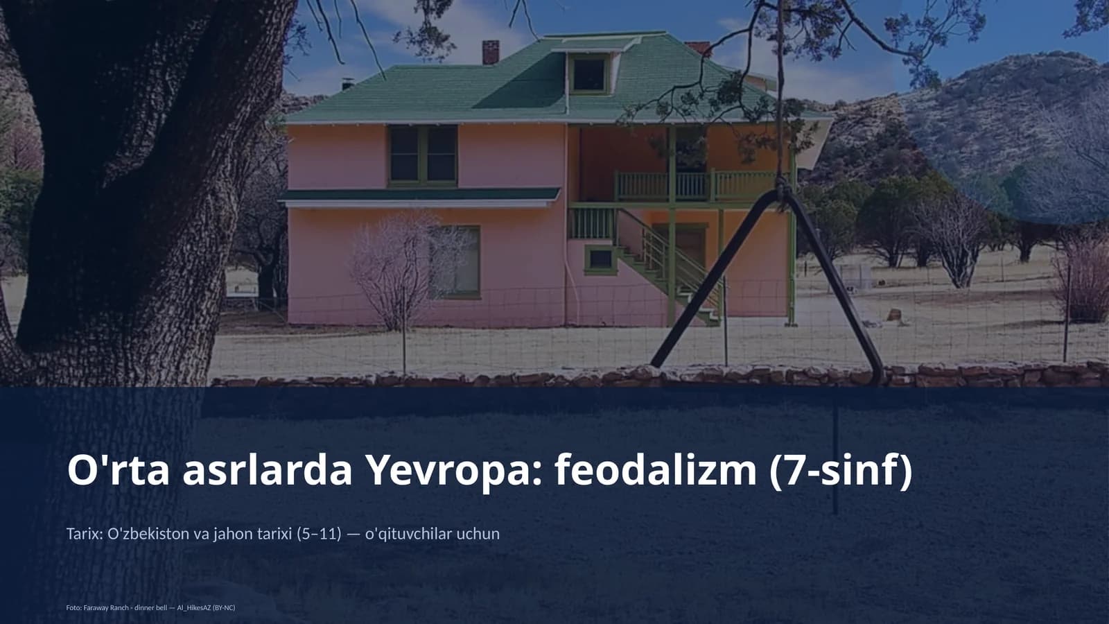 O'rta asrlarda Yevropa: feodalizm (7-sinf)