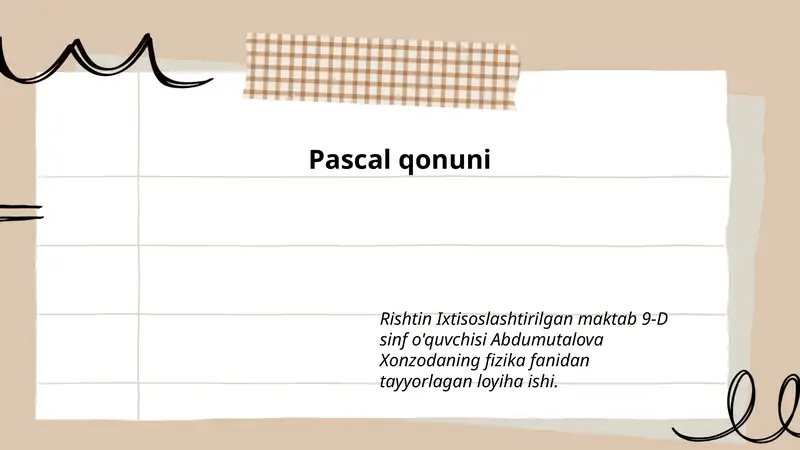 Pascal qonuni