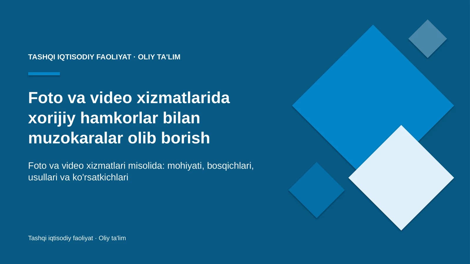 foto va video xizmatlarida xorijiy hamkorlar bilan muzokaralar olib borish 7245
