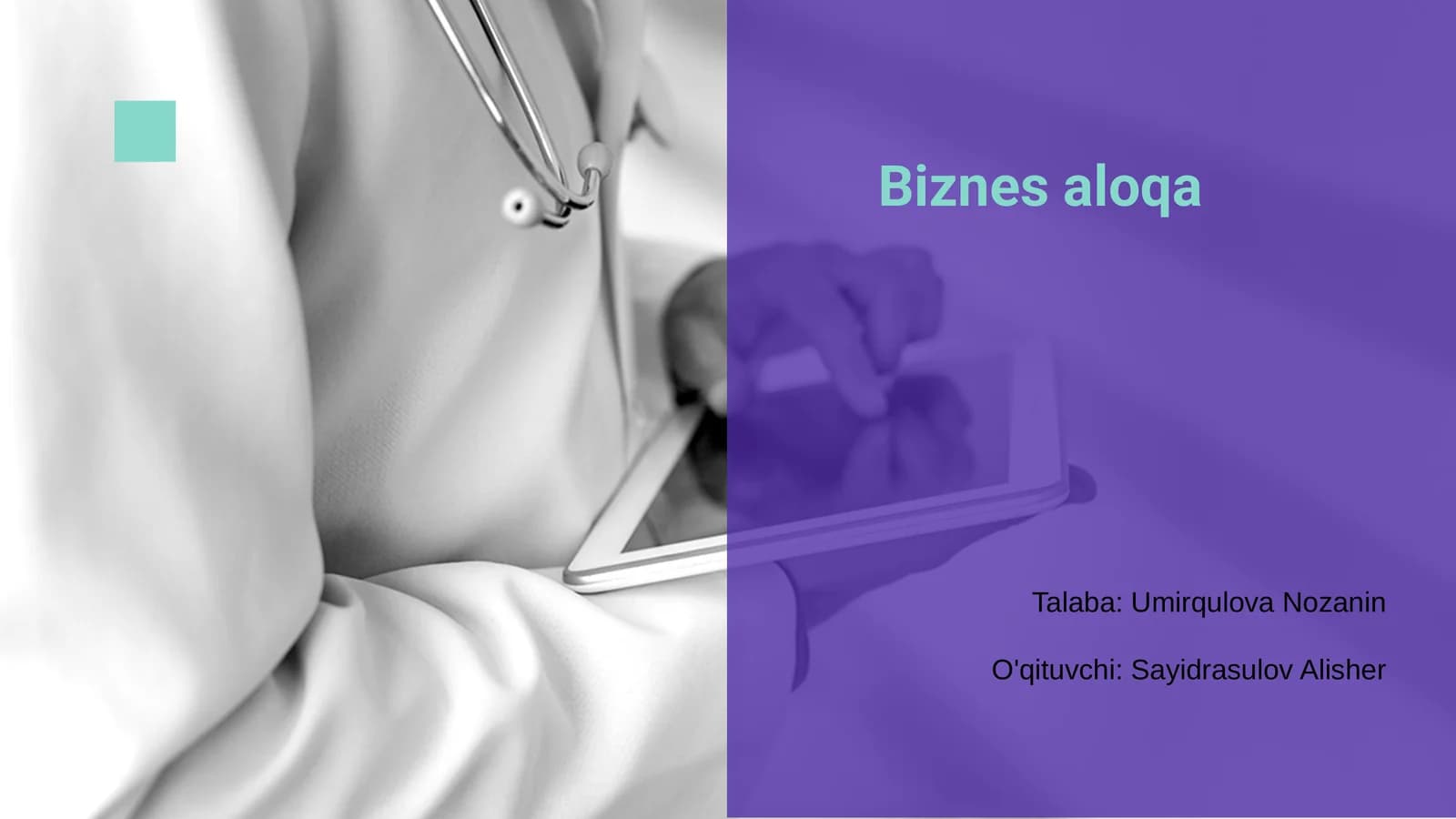 Biznes aloqa