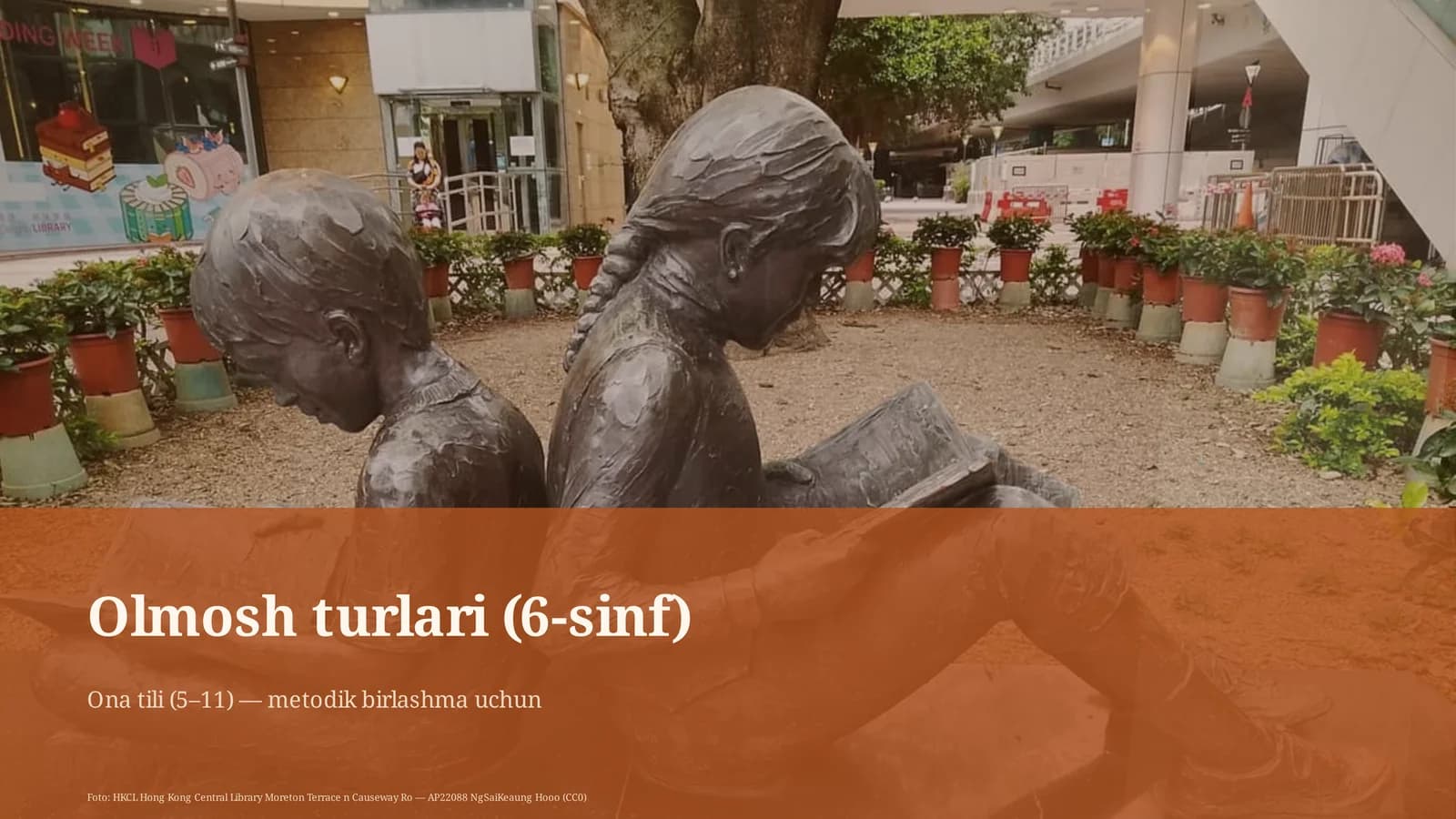 Olmosh turlari (6-sinf)
