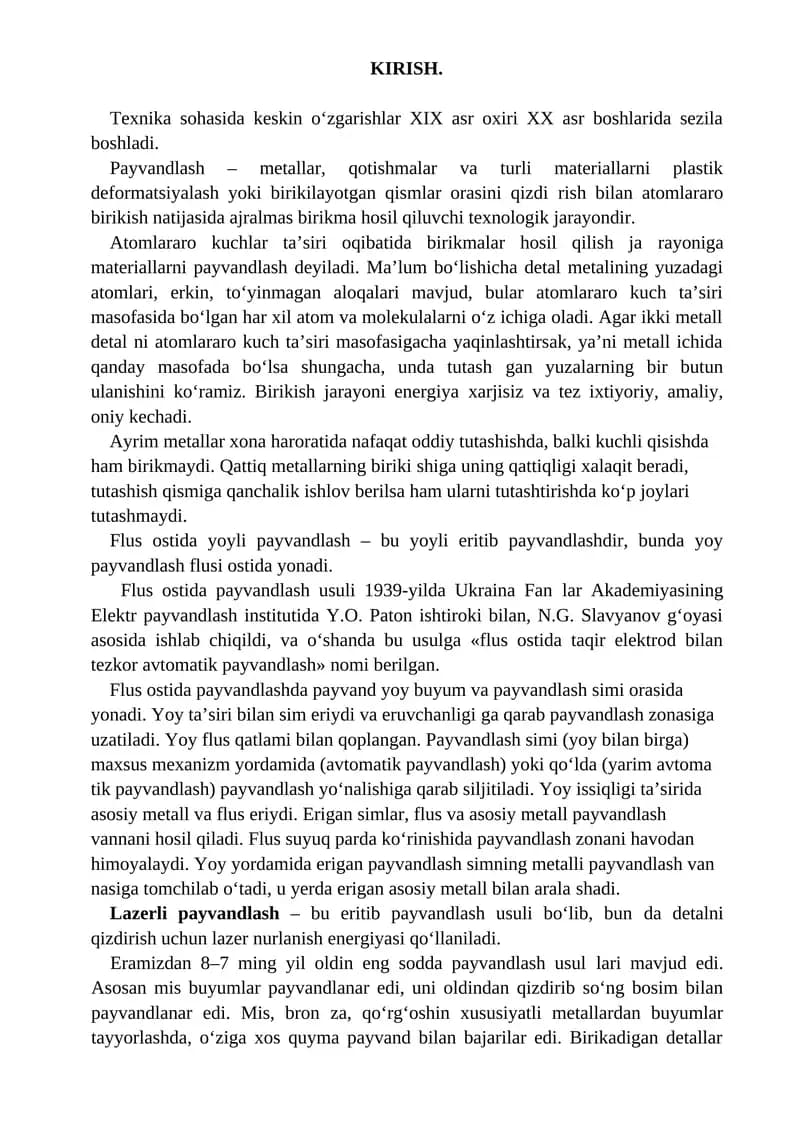 Texnika sohasida keskin o‘zgarishlar