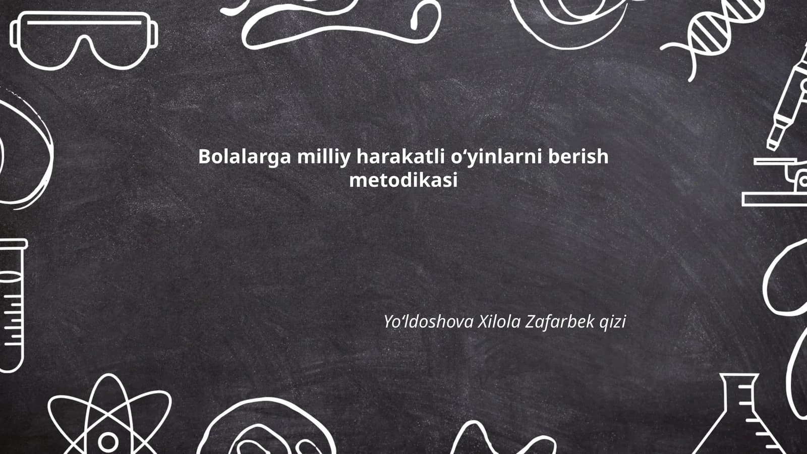 Bolalarga milliy harakatli oʻyinlarni berish metodikasi