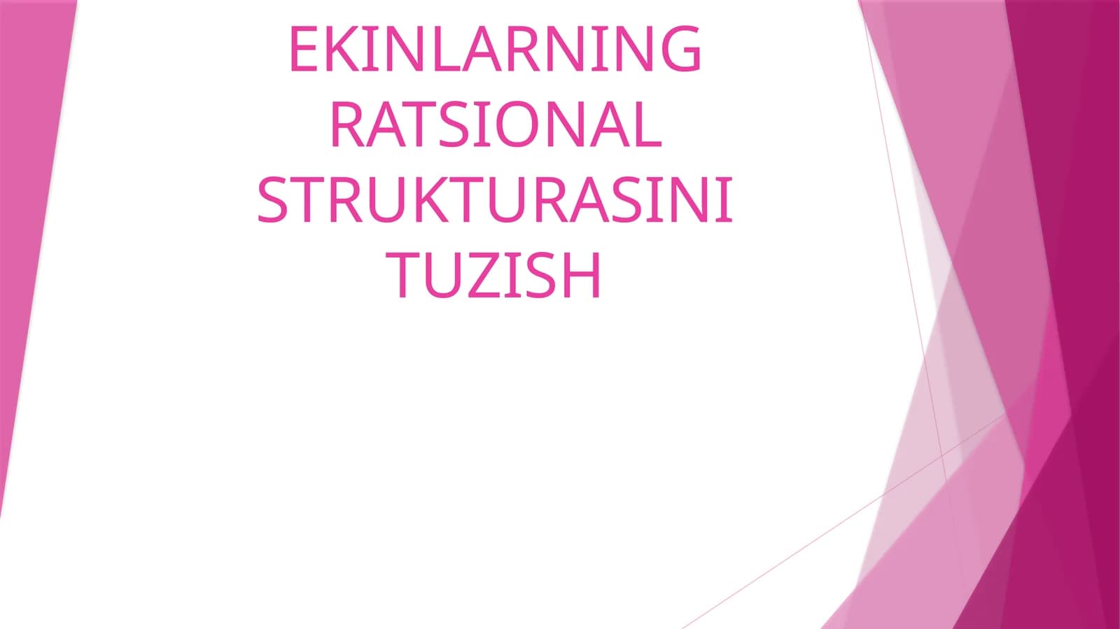 ekinlarning ratsional strukturasi pptx