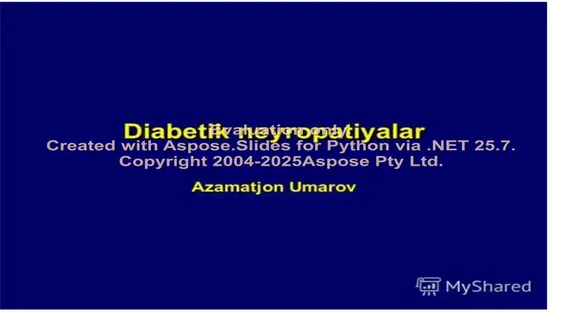 Diabetik neyropatiya