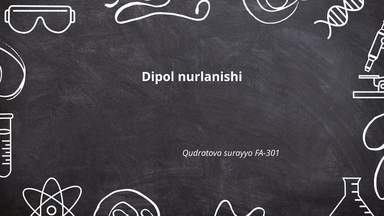 Dipol nurlanishi
