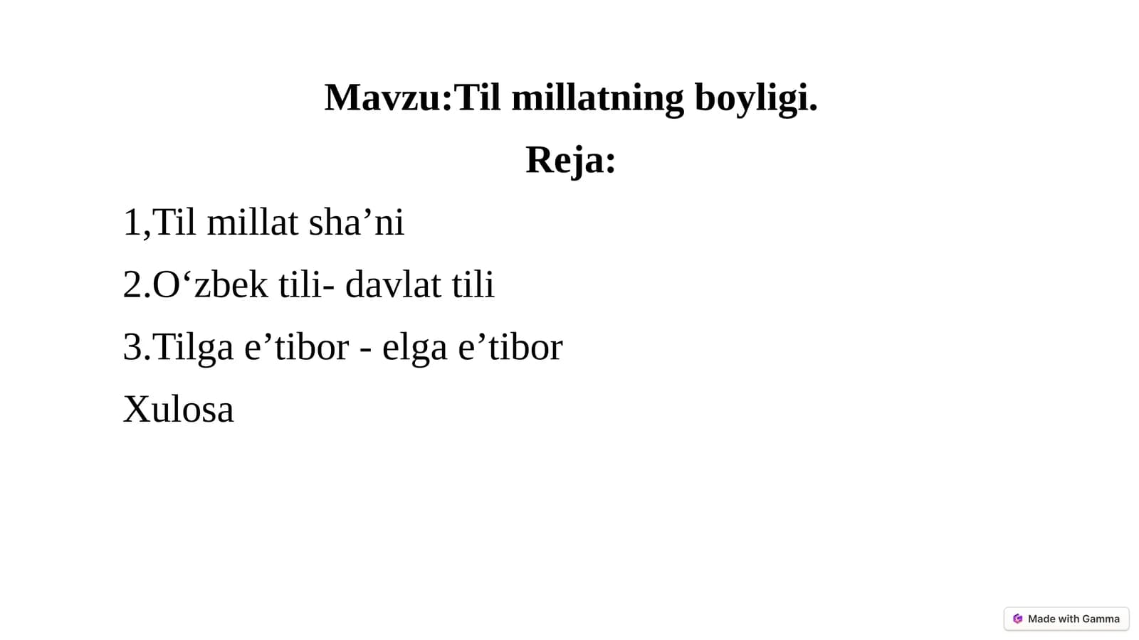 Til - Millatning Boyligi