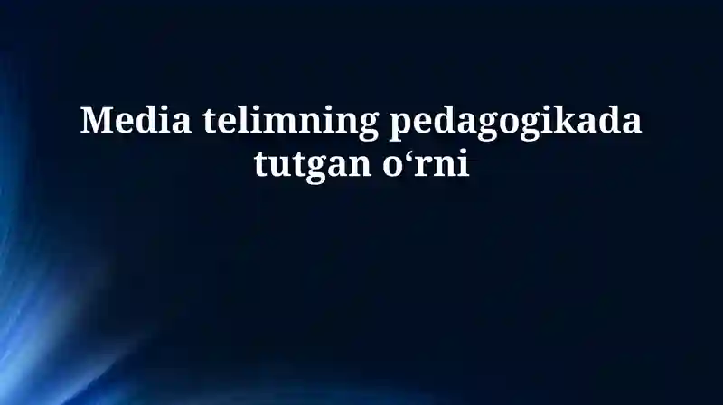 Media savodxonligi
